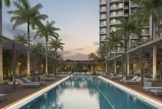 Lap Pool at Shapoorji Northern Lights